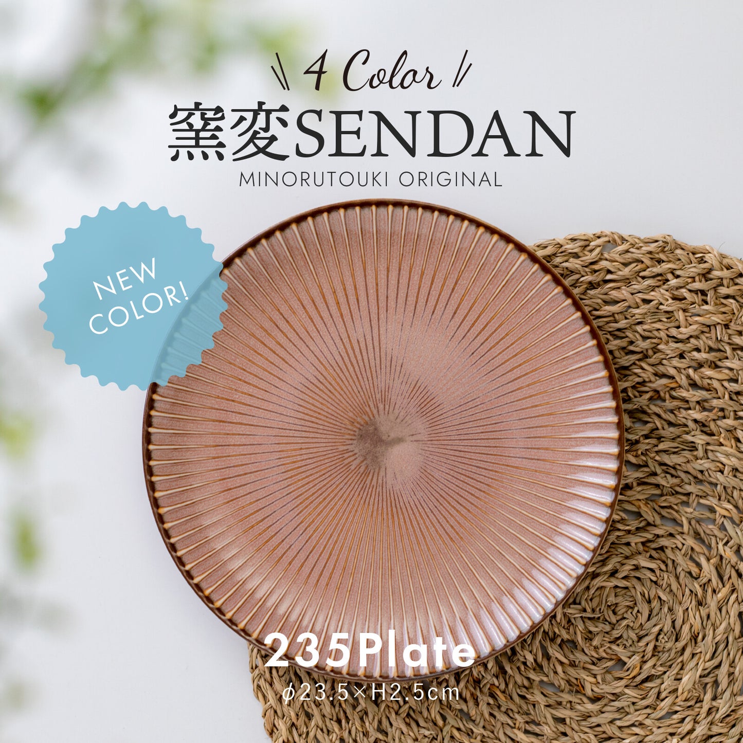 SENDAN 23.5cm 大碟 (4色 )