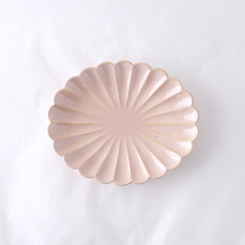 | Studio M'|  Blossom花形20cm 橢圓碟 (紫/ 粉紅 / 白)