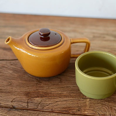 | Studio M'| 瀨戶燒 | "Un the"系列 茶壺 (焦糖色)