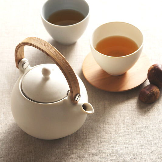 | SALIU | 結-YUI系列 美濃燒手工白瓷茶壺 600ml