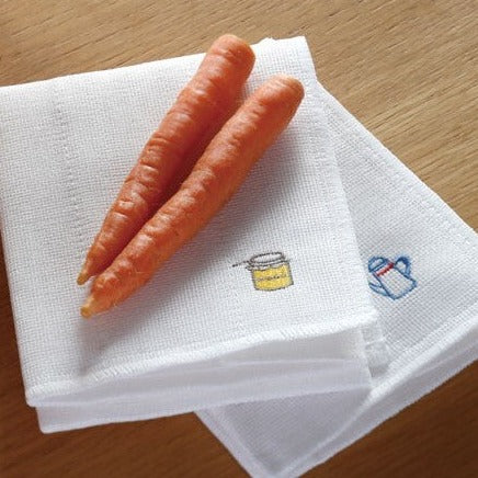 ｜KAYA KITCHEN CLOTH｜ 廚房抹巾 (咖啡磨機,咖啡杯, 茶壺, 果醬)