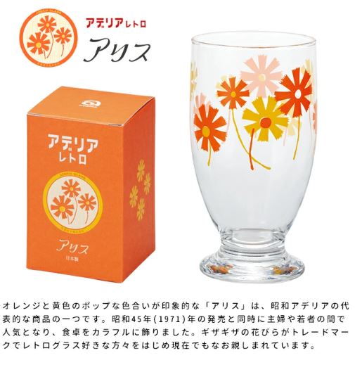 | ADERIA | 昭和時代 | 復古矮腳玻璃杯