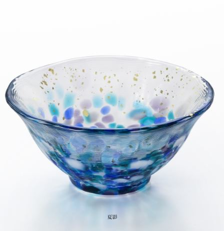 | 津輕琉璃|	爽華系列 金箔清酒杯 (附木盒)