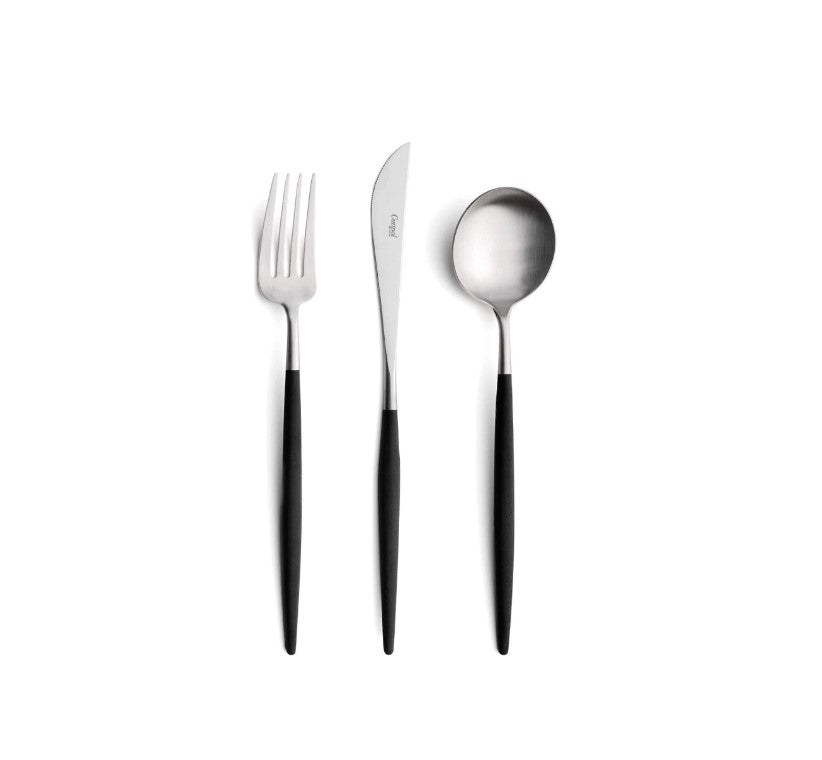 | Cutipol | GOA系列 黑銀主餐具套裝 (主餐刀, 主餐叉, 主餐匙)