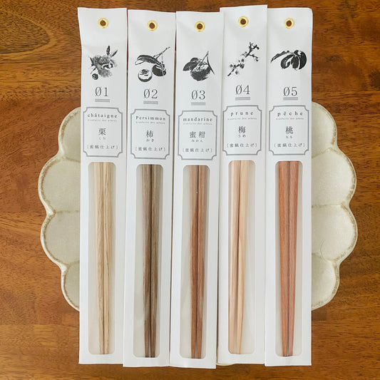 ｜TETOCA｜日本製果樹原木筷子