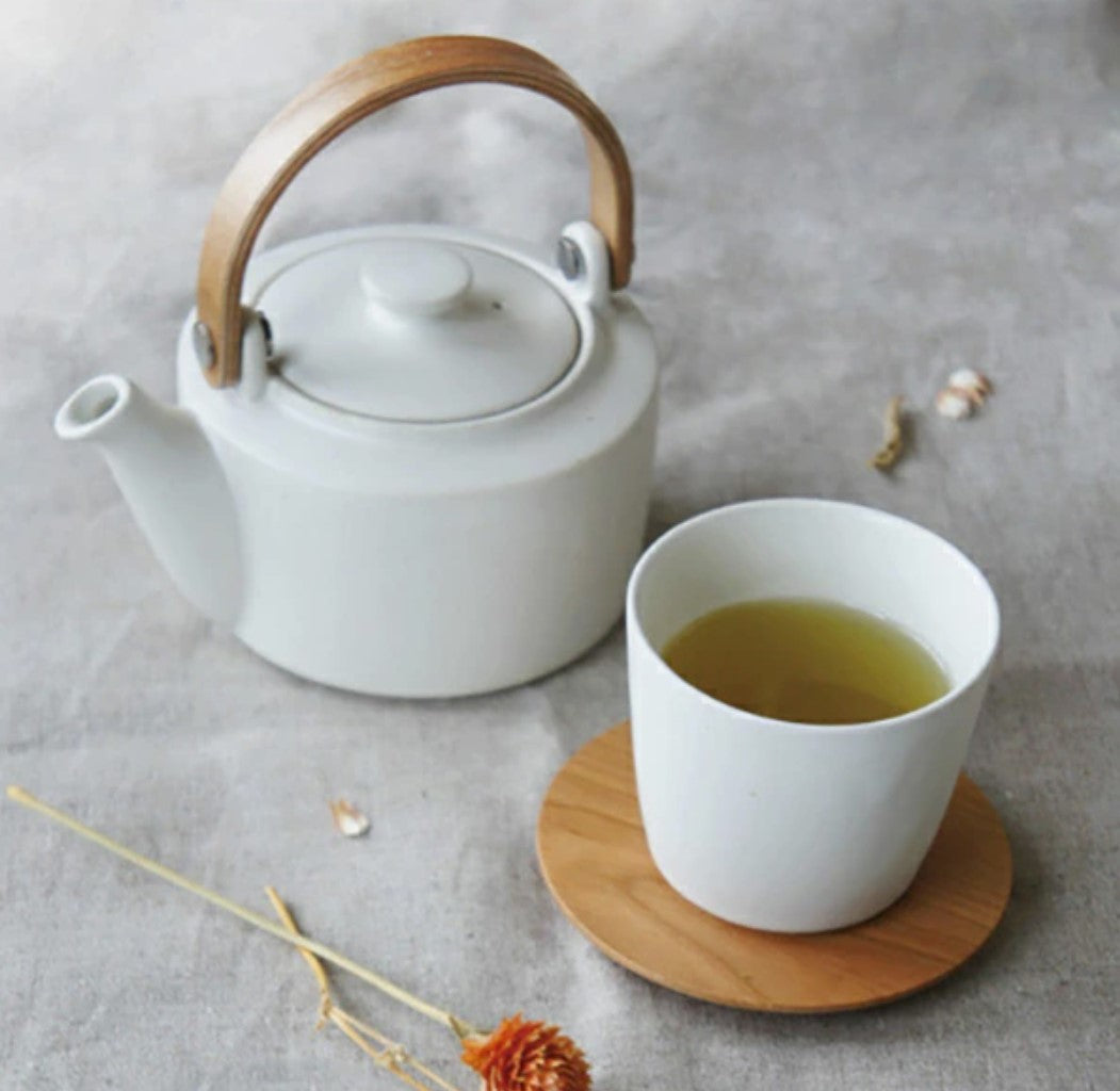 | SALIU | 祥 - SYO系列 美濃燒手工白瓷茶壺&茶杯禮盒套裝