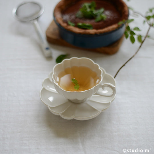|Studio M'| Le bouquet 系列 花卉茶杯套裝 (連碟 / 3色)